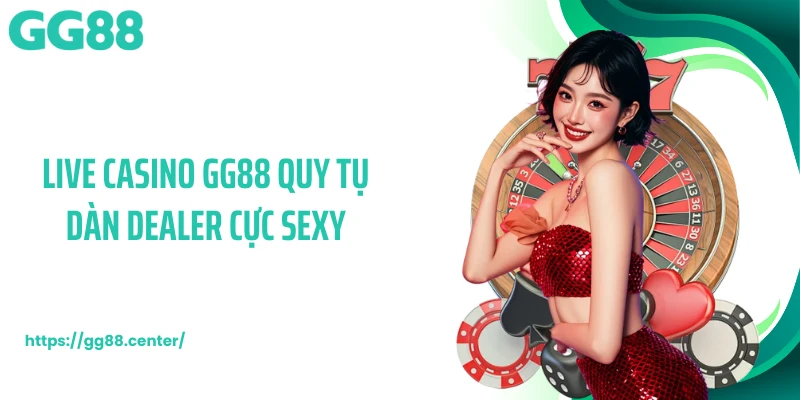 Live casino GG88 quy tụ dàn dealer cực sexy